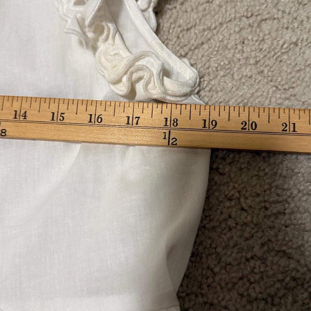 Sea NY White Lee Embroidery Eyelet Dress Small - Picture 4 of 11